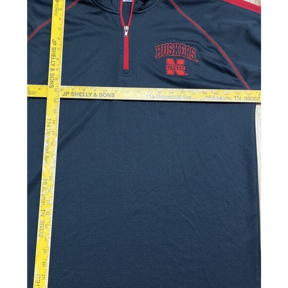 Rivalry Threads '91 Nebraska Cornhuskers Quarter-Zip Pullover Sweater XL EUC - Picture 7 of 7
